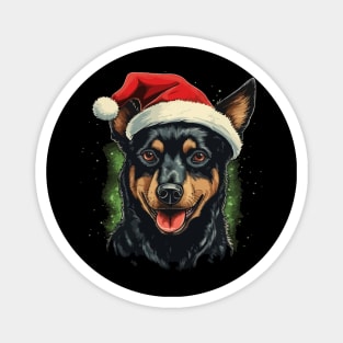 Australian Kelpie Christmas Magnet